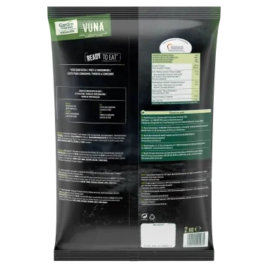 vuna garden gourmet back package