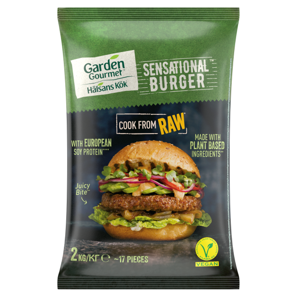 garden gourmet sensational burger 2kg