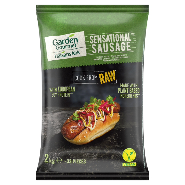 garden gourmet sensational sausage 2kg