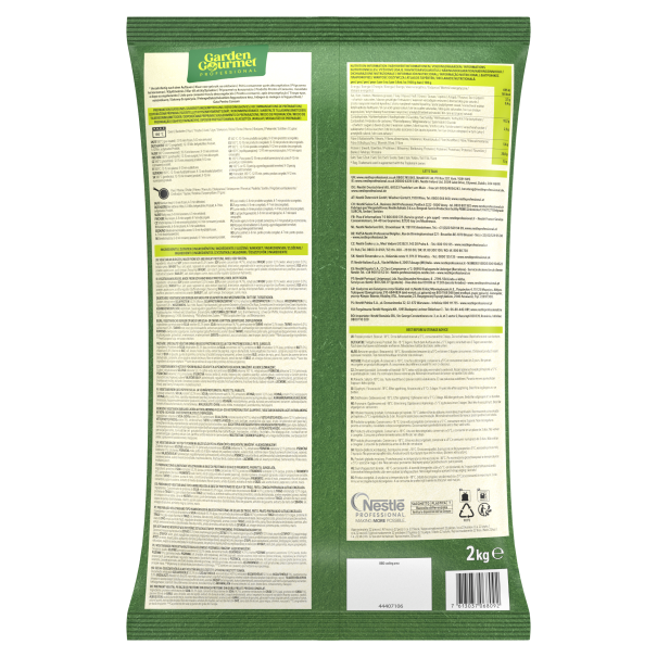 garden gourmet burger deluxe 2kg back