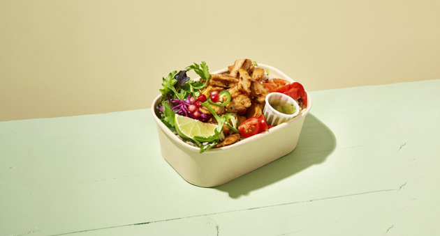 ІUMMER ToGo Mex style Poké Bowl with Garden Gourmet Fillet-Pieces