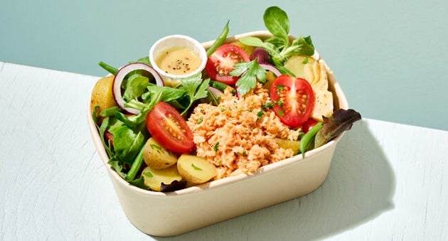 nicoise salad with garden gourmet vuna vegan