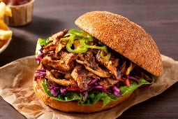 chinese spices fillet burger