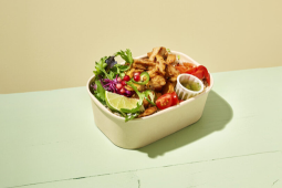 ІUMMER ToGo Mex style Poké Bowl with Garden Gourmet Fillet-Pieces