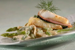 Saltimbocca van witte Heilbot, Gandaham en Passendale