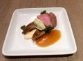 Veau, crème de céleri-rave, chicons, Vadouvan